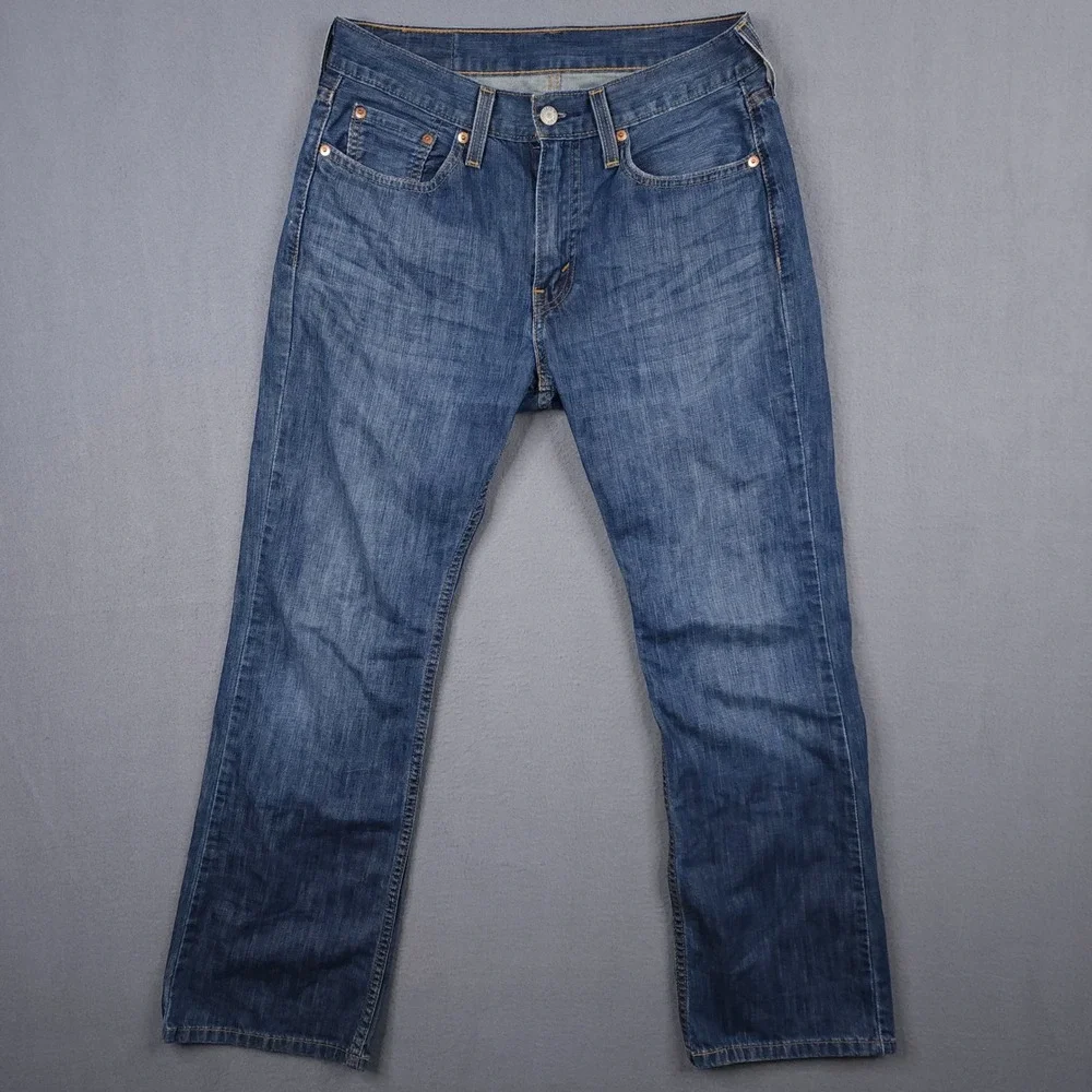 Levi's 527 Slim Bootcut Jeans Mens 30x30 Blue Denim Medium Wash